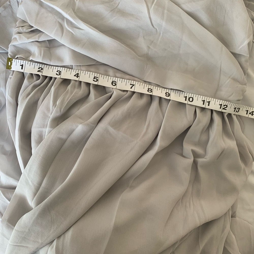 Lulu’s Moonlight Serenade Gray Strapless Maxi Dress - Picture 9 of 10